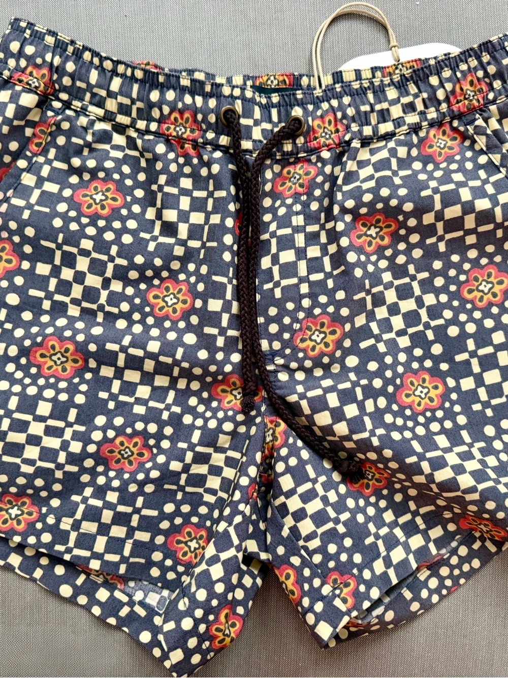 Toad&Co women’s Boundless Shorts, geometric floral, size XS, NWT